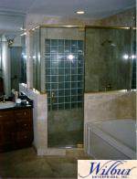 Corner Neo-Shower with Brass Header